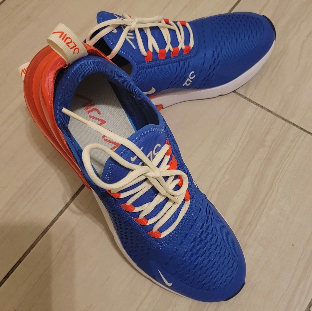 Nike Air Men's 270, Size 12, Blue n Orange